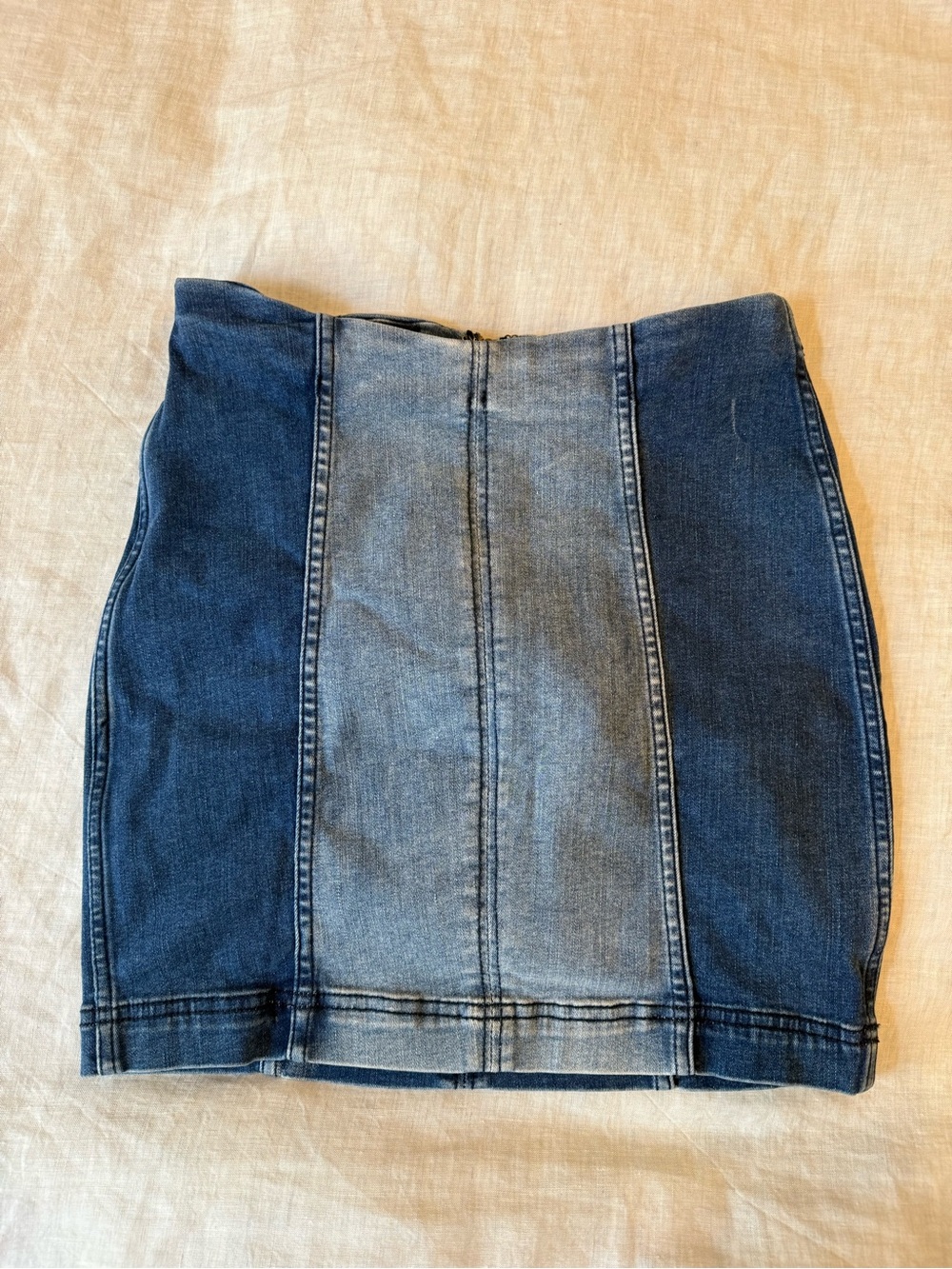 Free People Denim Mini Skirt